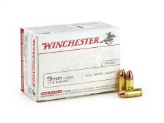 Winchester Target &amp; Practice 9mm 115 Grain FMJ (Case)